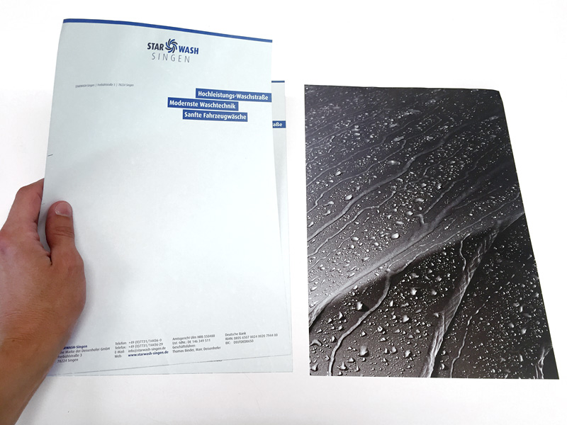 STARWASH – Briefbogen